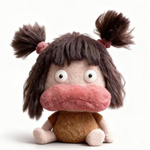 Abstract big mouth ugly cute monster plush doll toy funny doll for friends cartoon toy creative birthday gift (Ugly-cute big mouth)