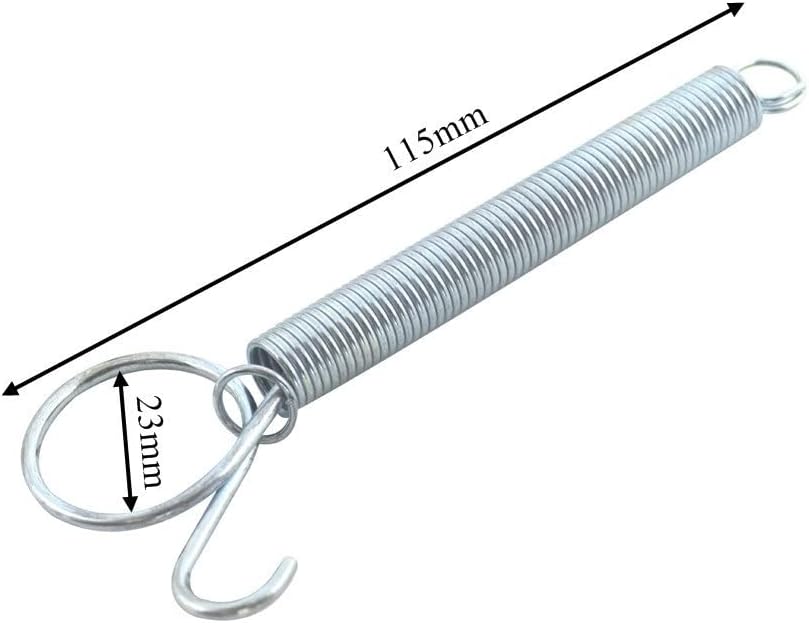 11.5cmのウサギの鳥の家禽のおりのドアのばねのおりの付属品延長張力ばね (Size : 10pcs)