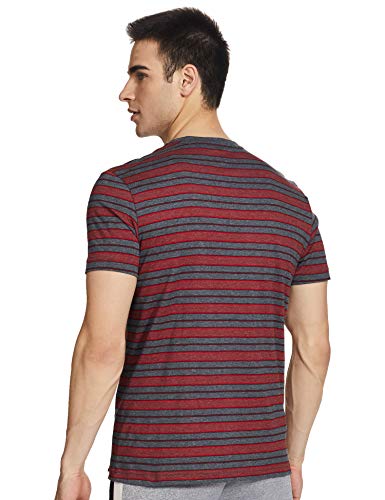 Image of Jockey 2717 Men's Super Combed Cotton Rich Striped Round Neck Half Sleeve Regular Fit T-Shirt