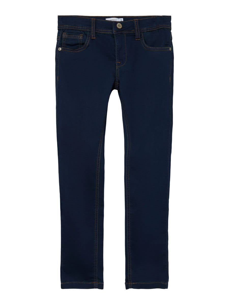 Name It Nlmnizza Dnm Dad Pant Noos, Jeans Bambini e ragazzi, Blu (Medium Blue Denim), 128