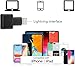 [Apple MFi Certified] Lightning Charging Extender Adapter,2 Pack iPhone Charger Extension Male to Female Dock Extender Compatible with iPhone 14 13 12 11 X XS XR 8 7 6 5 Transfer Audio Video Data
