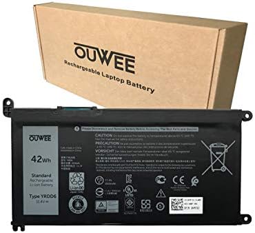 Green Cell Batteria Per Dell Inspiron 5493, 5485, 5491, 5584, 5593, 5590 – 3600mAh 11.4V, Fino A 1000 Cicli, Nero