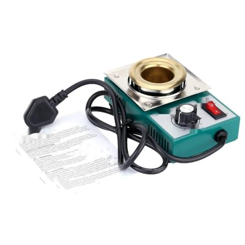 150W Solder Pot Stainless for tin melting 0.3KG 38mm compact furnace thermostat adjustable temperature SS-551H
