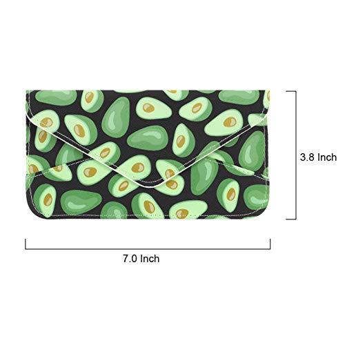 Image of Women's Card Wallet Envelope Style Credit Card Holder Cute Cash Wallet for Ladies (Avocado)
