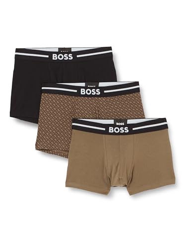BOSS Men Trunk 3P Bold Design Open Miscellaneous960, M
