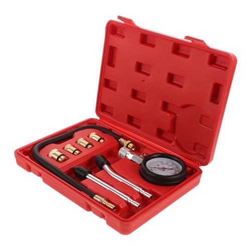 ABOOFAN Tester Compressione Per Motociclette Misuratore Compressione Per Piccoli Motori Strumento