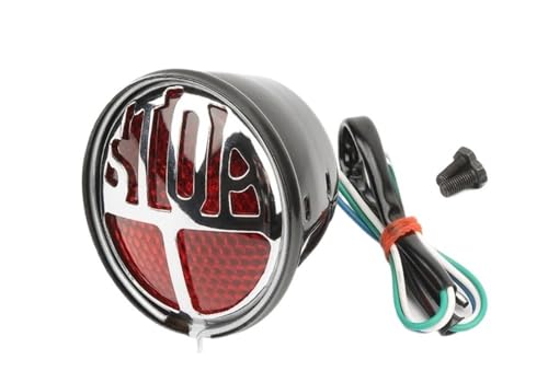 Piloto trasero de freno universal para motos de 12V con luz de matrícula CG125