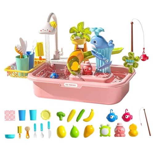 Évier de jeu éducatif avec robinet rotatif et eau courante pour parc ou crèche
