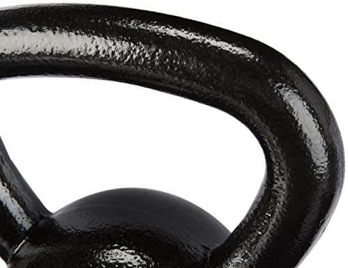 Image of amazon basics Cast Iron Kettlebell (12 Kg), Black