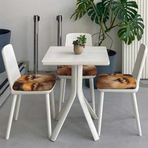 Housse de tabouret de bar velours jaune pour cuisine moderne - 8