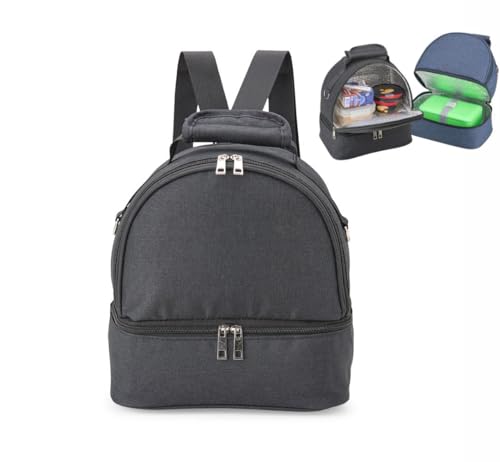 Mochila Térmica Bolsa Termica 9 Litros Dupla Marmita Fitness Camping Academia