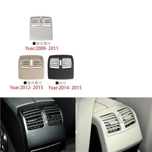 Grille de ventilation arrière pour Benz Classe E W212 cadre de console centrale