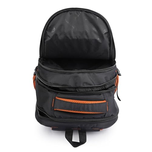 Image of Half Moon 35L Laptop Backpack for Men & Women 15.6 inch Laptop BagBack Travel Bag, Laptop Bags for Men Office Use, College, & School Bag, with Rain Cover, Water-Resistant Anti-Theft Pocket