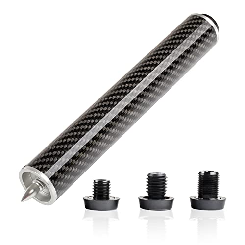 KONLLEN Pool Cue Extension 2'' 3'' 4'' 6'' 8'' 12'' Carbon Fiber Billiard Cue Extension Billiard...