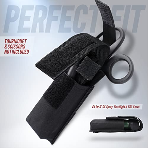 Livans Tactical Medical Shears Pouch, Molle Medical Shears Pouch Emt Scissors Bag Fit For Tourniquet, Emt Shears, Folding Knife, Tactical Flashlight, Pistol Mag Pouch Small Tool Bag Organizer #TOP1