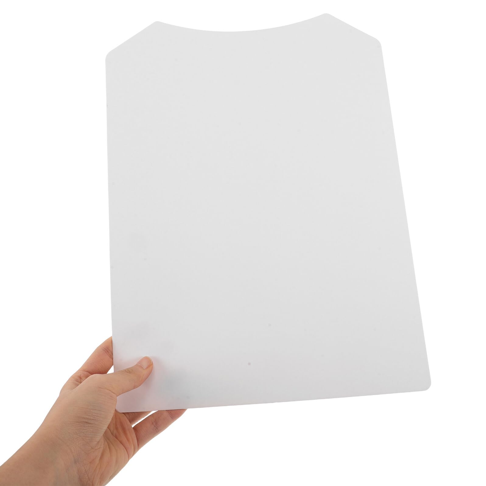 Holibanna Insert en Carton Blanc pour Emballage Chemises et T-Shirts Feuille Cartonnée 350 G/M² Format 255 X 35 CM Coins Arrondis Lot de 50 Pièces Protection Antirides pour