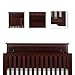 Dream On Me Morgan 5-in-1 Convertible Crib in Espresso, Greenguard Gold Certified , 55x30x44.5 Inch (Pack of 1)