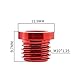 4pcs M10 Folding Bikes Screws Plug MTB Bolts V Brake Column Bike Rack Brake Disc Screw (Red)