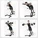 Imagen de TOYSPUZZLE Banco de extensión de Espalda Máquina de extensión de Espalda de Silla Romana multifunción Ejercicio Abdominal Entrenador de Fuerza de piernas Equipo de Gimnasio para Gimnasio en
