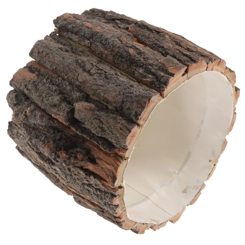 Gadpiparty Rustikaler Blumentopf Baumstamm Holzrinde Pflanzkübel Groß Innendurchmesser Umweltfreundlich Für Garten Balkon Hochzeitsdeko Geschenkidee