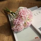 Bouquet de Pivoines Fleurs Artificielles Bouquet de Marriage pour Déco de Voiture et Intérieur de chez Moi pour Un Marriage(ColorF)