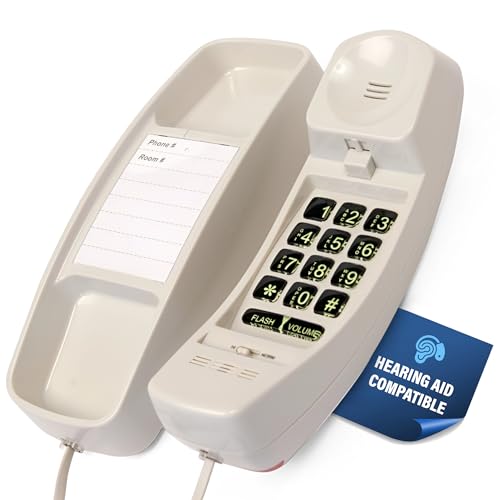 Teléfono con cable Med-Pat T1C modelo clásico con indicador miniatura 1