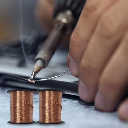 Image of VMTRONIX Desoldering Wire | Solder Remover Wire Roll | Desoldering Wick Copper Wire 3.5 Meter Length | Desoldering Wire Solder Remover Roll