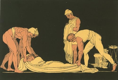 Peintures Ulysse endormi Flaxman en impression toile premium