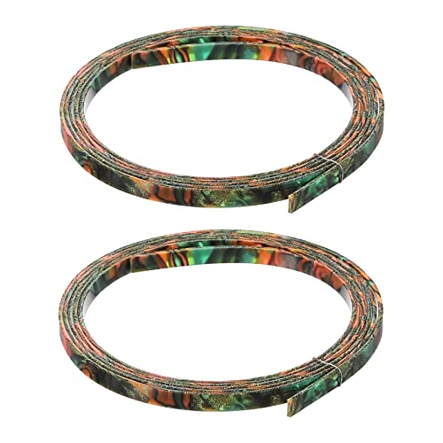 MECCANIXITY �v���X�`�b�N�o�C���f�B���O�p�[�t�����O�X�g���b�v 1650x6x1.5mm �M�^�[�o�C���f�B���O�G�b�W�g���� �A�R�[�X�e�B�b�N�N���V�b�N�M�^�[�p �O���[�� �s���N 2�p�b�N