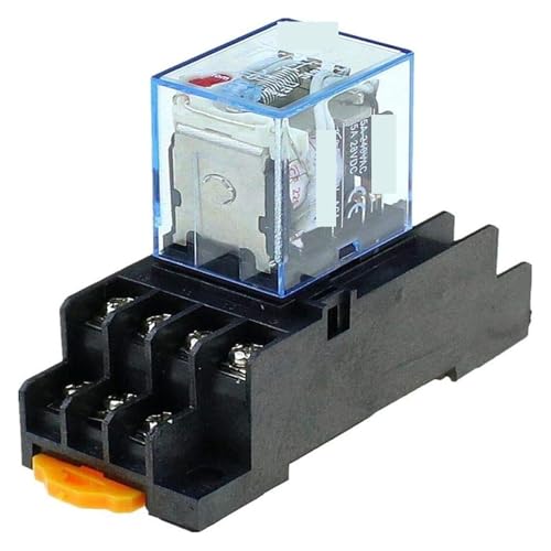 Relais DC12V MY4NJ embase de fixation commutateur 10A avec voyant lumineux
