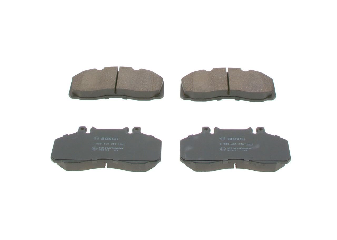 Bosch BP719 - Pastiglie Freni Auto, Delantero - Calidad Bosch - Reducción de Ruido y Polvo - Certificación ECE-R90 - Sin Cobre - 1 Juego de 4 Pastillas