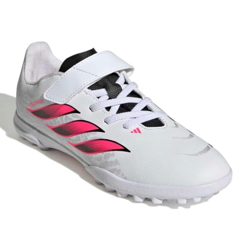Zapatos de fútbol adidas Predator Club de niños botas turf unisex con cierre de velcro