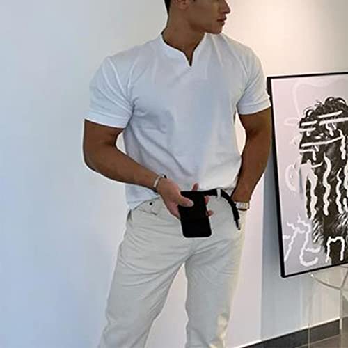 2022 Uomini Gentlemans Affari Manica Corta