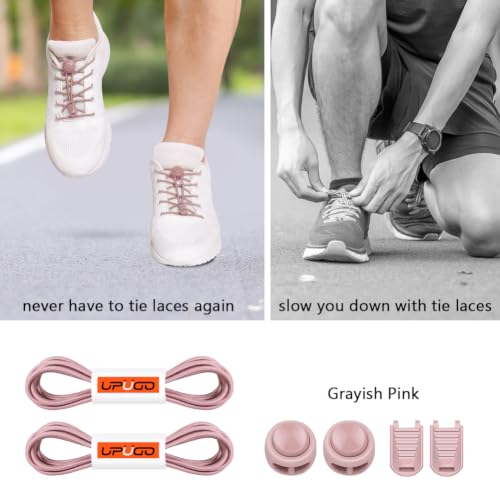 Image of UpUGo Elastic Shoe Laces, No Tie Shoe Laces for All Ages, One Size Fit All