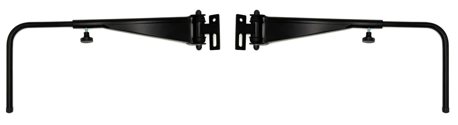 Matel Service® 2x konvexe Außenspiegel mit Halter – Haupt- & Weitwinkelspiegel (Blind Spot), 530–780 mm, Ø17, E20 – für New Holland, Case IH, Steyr, MF – OE ACV0805960 / G304810150020
