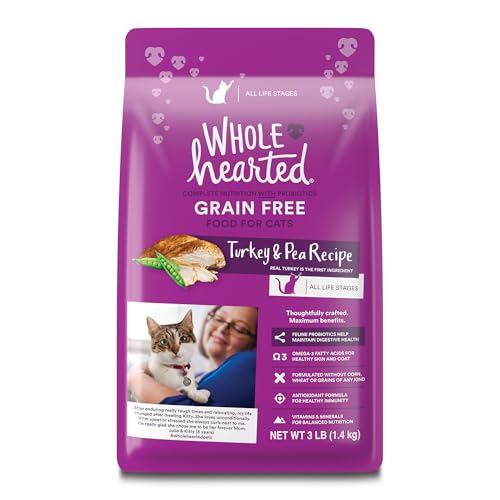WholeHearted Grain Free Turkey Formula Dry Cat Food 3 lbs.