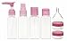 JPNK Plastic Portable Travel Size Empty Bottles for Makeup Cosmetic Toiletries Liquid Containers