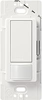 Vista 21 de Lutron Maestro Interruptor de luz con sensor de movimiento para interiores para baño, garaje, lavandería, cualquier bombilla, sensor de ocupación