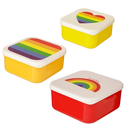 HoitoDeals Funny Design Lunch Boxes For Kids School, Office etc. (Set of 3) All Box are in different Size