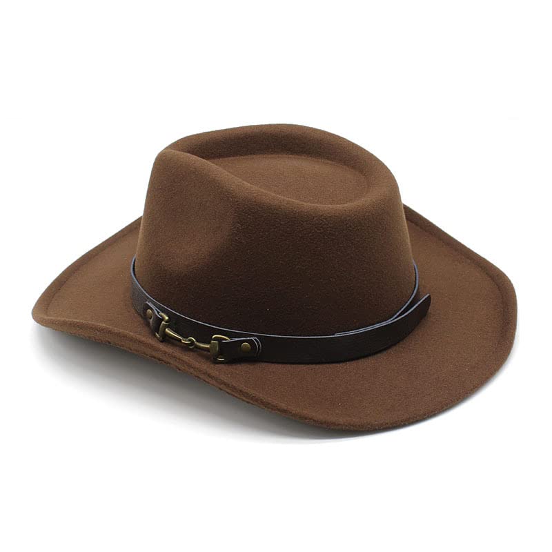 Kids Boys Cowboy Hat - Toddler Girls Cowgirl Hat - Kids Western Felt Fedora Hats4
