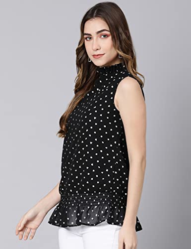 Image of oxolloxo Shine Lara Lurex Print Color Women Linned top