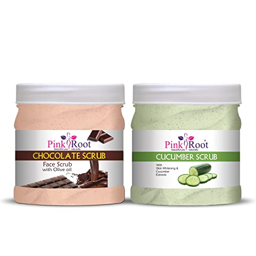 Image of Pink Root Cucumber Scrub 500gm with Chocolate Scrub 500gm