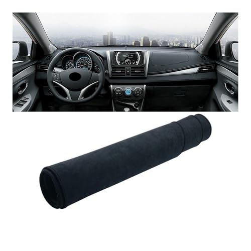 Tapis de tableau de bord Toyota Vios 2014-2019 noir LHD antidérapant protection intérieur