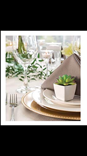Greenbrier International Platos Decorativos Dorados 13 in miniatura 3