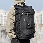 Travel Backpack Carry On Backpack Durable Convertible Duffle Bag Fit for 15.6 Inch Laptop for Men and Women hiking airplane shoes bag extendable three way uses multiple - Image 2