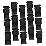 WRITWAA Cajas De Embalaje De Papel Negras Tamaño Mediano Autoadhesivas 15 Piezas Para Envíos Postales y Buzón