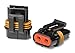 2 Pin Delphi Metri-Pack Waterproof Connector 10-12awg Terminals and Seals 46Amp (10-12 GA (1set))