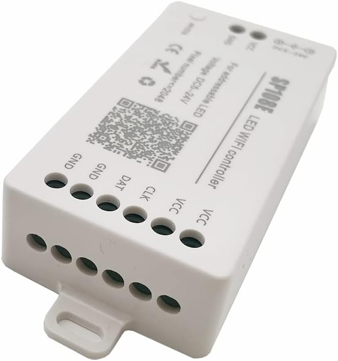 WS2812B WiFi SP108E Controller Support WS2811 WS2815 WS2801 SK6812 WS2813 SK9822 APA102C etc Almost All LED Strip Module Light iOS/Android App Control AP Mode/STA Mode (SP108E)
