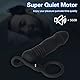 ChicLSQ Männlicher Prostata Stimulator Massagegeräte Analvibratoren mit Penisring Fernbedienung Teleskop Vibrator mit 3 Vibrationsmodi+3 Schubmodi Analplug Dildo Sexspielzeug für Männer