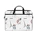 Price comparison product image EZIOLY French Bulldog Paris Eiffel Tower Laptop Shoulder Messenger Bag Case Sleeve for 13 Inch to 14 inch Laptop